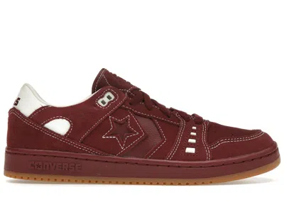 Pre-owned Converse Men's  As1 Pro Ox Sneakers In Dark Burgundy/egret/gum