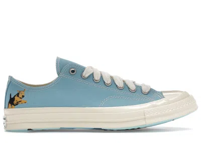 Pre-owned Converse Men's  Chuck 70 Low Golf Le Fleur* Darryl Sneakers In Milky Bluewinter White