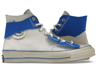 Pre-owned Converse Men's  Chuck Taylor All Star 70 Hi Ader Error Sneakers In White/blue/black In Multi