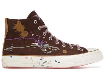 Pre-owned Converse Men's  Chuck Taylor All Star 70 Hi Bandulu Sneakers In Cappuccino/maroon