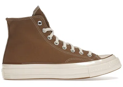 Pre-owned Converse Men's  Chuck Taylor All Star 70 Hi Carhartt Sneakers In Hamilton Brown/egret In Multi