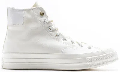 Pre-owned Converse Men's  Chuck Taylor All Star 70 Hi Clean 'n Preme Sneakers In Egret