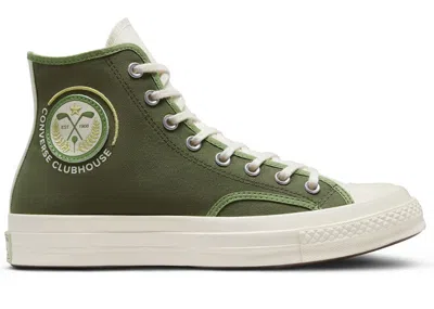 Pre-owned Converse Men's  Chuck Taylor All Star 70 Hi  Clubhouse Green Sneakers In  Utility