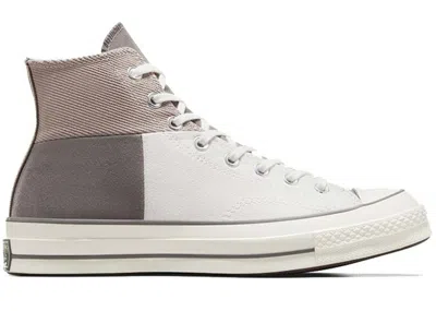 Pre-owned Converse Men's  Chuck Taylor All Star 70 Hi Crafted Patchwork Sneakers In Origin Story/wonder Stone/p
