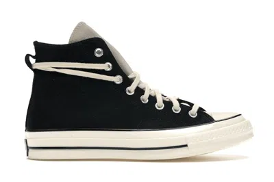 Pre-owned Converse Men's  Chuck Taylor All Star 70 Hi Fear Of God Sneakers In Black/egret/natural