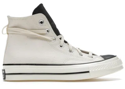 Pre-owned Converse Men's  Chuck Taylor All Star 70 Hi Fear Of God Sneakers In Natural/ivory/black In Multi