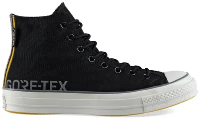 Pre-owned Converse Men's  Chuck Taylor All Star 70 Hi Goretex Carhartt Wip Sneakers In Black/grey/yellow In Multi