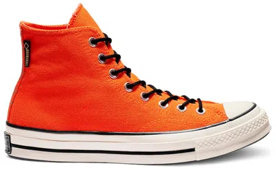 Pre-owned Converse Men's  Chuck Taylor All Star 70 Hi Goretex Orange Sneakers In Mandarin/egret/black In Multi