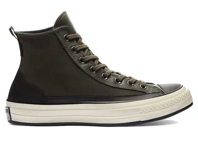 Pre-owned Converse Men's  Chuck Taylor All Star 70 Hi Haven Gore Tex Sneakers In Forest Night/egret