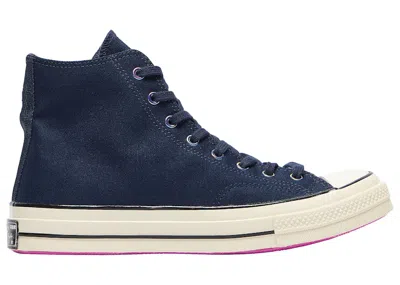 Pre-owned Converse Men's  Chuck Taylor All Star 70 Hi Heart Of The City Shanghai Sneakers In Obsidian/bold Citr