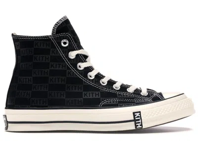 Pre-owned Converse Men's  Chuck Taylor All Star 70 Hi Kith Classics Sneakers In Black/egret In Multi