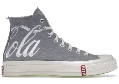 Pre-owned Converse Men's  Chuck Taylor All Star 70 Hi Kith Cocacola (2019) Sneakers In Denim/white