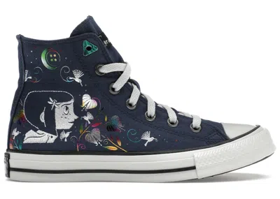 Pre-owned Converse Men's  Chuck Taylor All Star 70 Hi Laika Coraline Other World Sneakers In Fresh Blueberry/bl