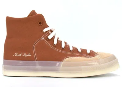 Pre-owned Converse Men's  Chuck Taylor All Star 70 Hi Marquis Sneakers In Tawny Owl/epic Dune/egret