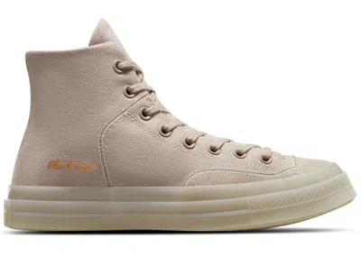 Pre-owned Converse Men's  Chuck Taylor All Star 70 Hi Marquis Sneakers In Wonder Stone/beach Stone In Brown