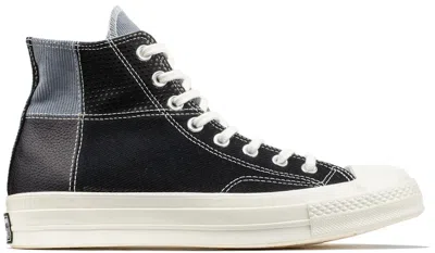 Pre-owned Converse Men's  Chuck Taylor All Star 70 Hi Mixed Material Grey Sneakers In Black/cool Grey/egret