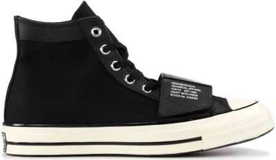 Pre-owned Converse Men's  Chuck Taylor All Star 70 Hi Neighborhood Sneakers In Black/white