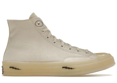 Pre-owned Converse Men's  Chuck Taylor All Star 70 Hi Offspring Community Sneakers In White/black/egret In Multi