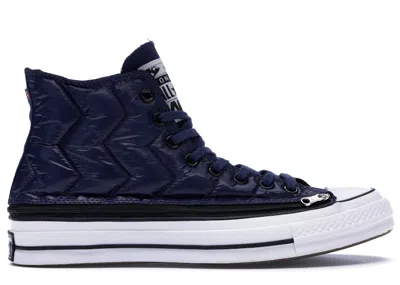 Pre-owned Converse Men's  Chuck Taylor All Star 70 Hi Perks And Mini Sneakers In Navy Blue/white