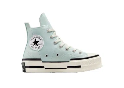 Pre-owned Converse Men's  Chuck Taylor All Star 70 Hi Plus Sneakers In Aqua Mist/ Egret White