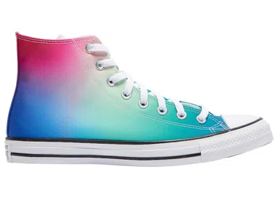 Pre-owned Converse Men's  Chuck Taylor All Star 70 Hi Psychedelic Hoops Sneakers In White/game Royal/cerise Pin In Multi