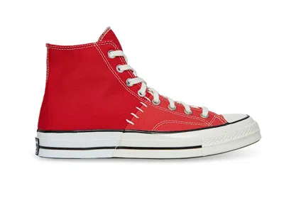 Pre-owned Converse Men's  Chuck Taylor All Star 70 Hi Reconstructed Slam Jam Sneakers In Red/egret