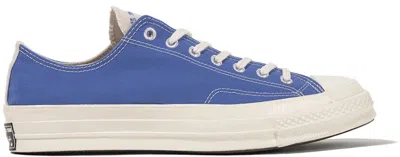 Pre-owned Converse Men's  Chuck Taylor All Star 70 Hi Renew Low Sneakers In Ozone Blue/natural/black