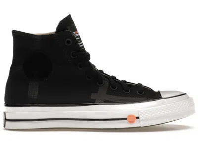 Pre-owned Converse Men's  Chuck Taylor All Star 70 Hi Rokit Sneakers In Black/white In Multi