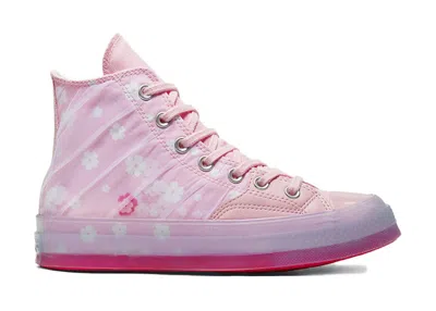Pre-owned Converse Men's  Chuck Taylor All Star 70 Hi Sakura Sneakers In Cherry Blossom/white In Multi