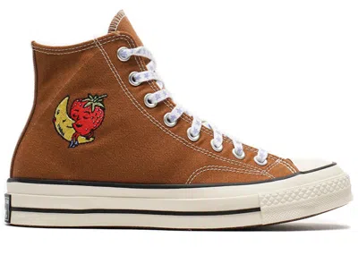 Pre-owned Converse Men's  Chuck Taylor All Star 70 Hi Sky High Farm Workwear Sneakers In Brown/egret