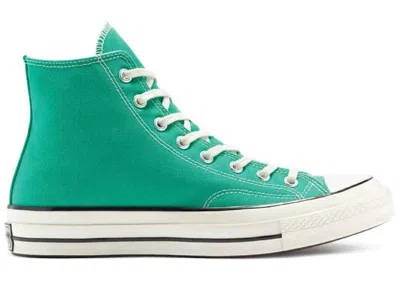 Pre-owned Converse Men's  Chuck Taylor All Star 70 Hi Sneakers In Court Green/egret/black In Multi