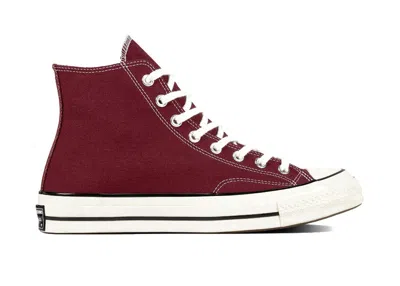 Pre-owned Converse Men's  Chuck Taylor All Star 70 Hi Sneakers In Dark Burgundy/black In Multi