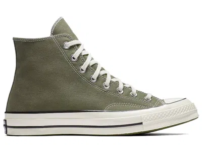 Pre-owned Converse Men's  Chuck Taylor All Star 70 Hi Sneakers In Field Surplus/black/egret
