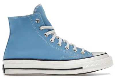Pre-owned Converse Men's  Chuck Taylor All Star 70 Hi Sneakers In University Blue/egret/black In Multi
