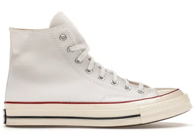 Pre-owned Converse Men's  Chuck Taylor All Star 70 Hi Sneakers In White/ivory/red In Multi