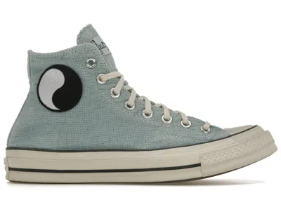 Pre-owned Converse Men's  Chuck Taylor All Star 70 Hi Stussy Our Legacy Sneakers In Pool Blue/egret