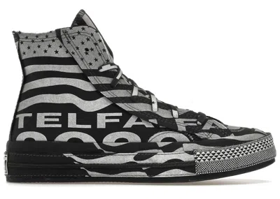 Pre-owned Converse Men's  Chuck Taylor All Star 70 Hi Telfar Sneakers In Black/white