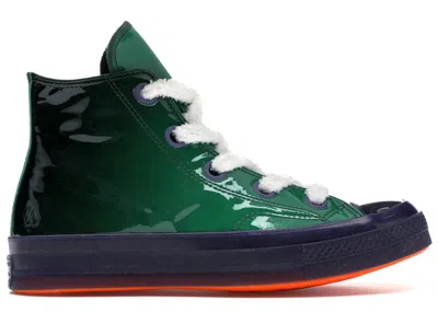 Pre-owned Converse Men's  Chuck Taylor All Star 70 Hi Toy Jw Anderson Sneakers In Green