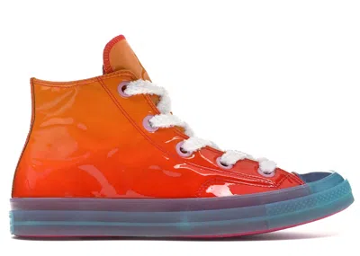Pre-owned Converse Men's  Chuck Taylor All Star 70 Hi Toy Jw Anderson Sneakers In Kumquat In Orange