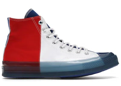 Pre-owned Converse Men's  Chuck Taylor All Star 70 Hi Translucent Midsole Sneakers In Enamel Red/white/