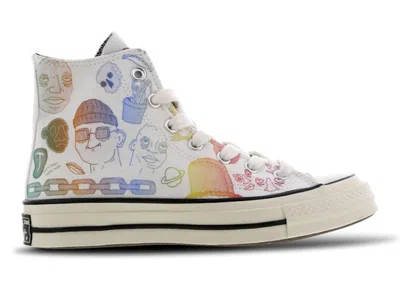 Pre-owned Converse Men's  Chuck Taylor All Star 70 Hi Tyler The Creator Artist Series Sneakers In White