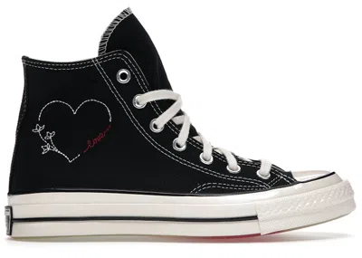 Pre-owned Converse Men's  Chuck Taylor All Star 70 Hi Valentine's Day (2021) Sneakers In Black/white/university