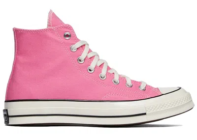 Pre-owned Converse Men's  Chuck Taylor All Star 70 Hi Vintage Canvas Sneakers In Pink/egret/black