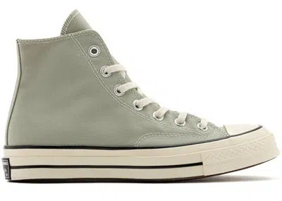 Pre-owned Converse Men's  Chuck Taylor All Star 70 Hi Vintage Canvas Sneakers In Summit Sage/egret/black In Multi