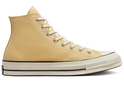 Pre-owned Converse Men's  Chuck Taylor All Star 70 Hi Vintage Canvas Sneakers In Sunny Oasis/egret/black