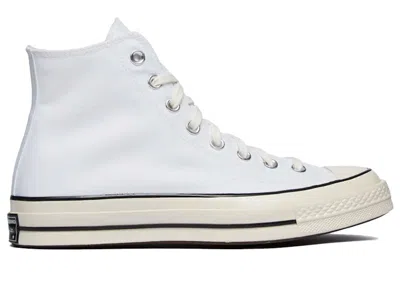 Pre-owned Converse Men's  Chuck Taylor All Star 70 Hi Vintage Canvas Sneakers In White/black/egret