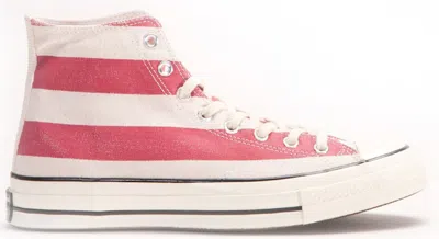 Pre-owned Converse Men's  Chuck Taylor All Star 70 Hi Vintage Flag Sneakers In Legion Blue/white/red