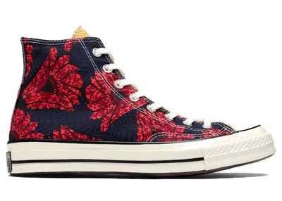Pre-owned Converse Men's  Chuck Taylor All Star 70 Hi Weave Sneakers In Egret/black In Multi