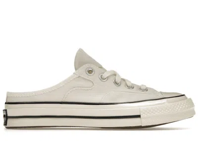 Pre-owned Converse Men's  Chuck Taylor All Star 70 Mule Slip On Sneakers In Egret/black