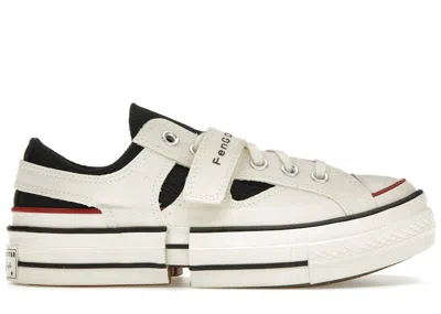 Pre-owned Converse Men's  Chuck Taylor All Star 70 Ox 2in1 Feng Chen Wang Sneakers In Black/egret In Multi